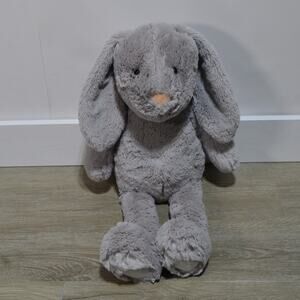 Pottery Barn Kids Large Plush Gray Bunny Rabbit